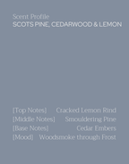Scots Pine, Cedarwood & Lemon Candle