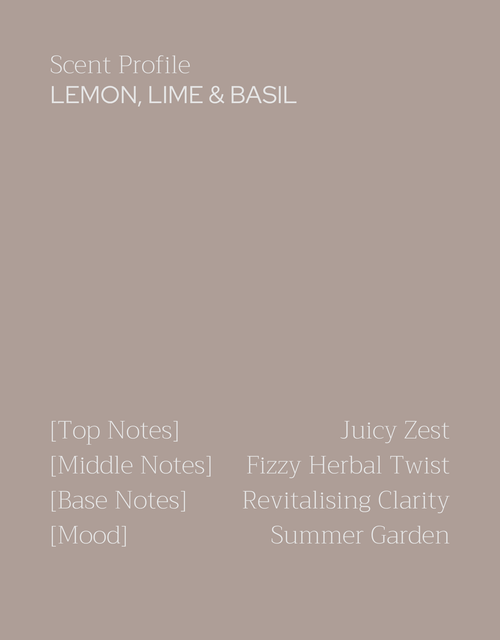 Lemon, Lime & Basil Candle