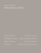 Oregano & Lemon Candle